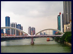 Yuexiu district seen from Haizhu Bridge above Pearl River.